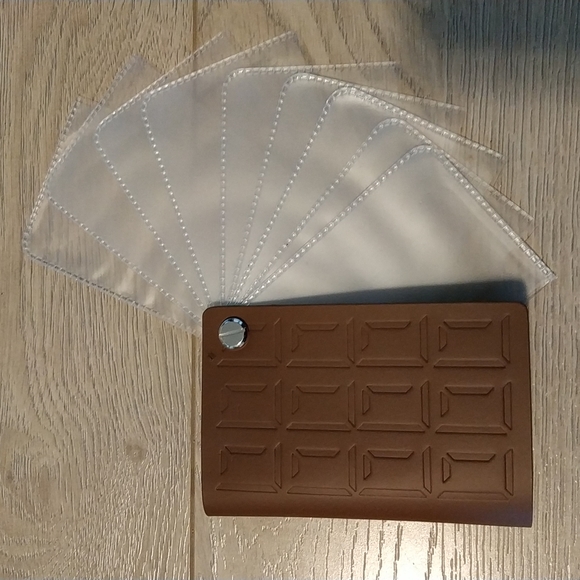 Brand New 8 slots brown leather card case holder - Picture 3 of 5